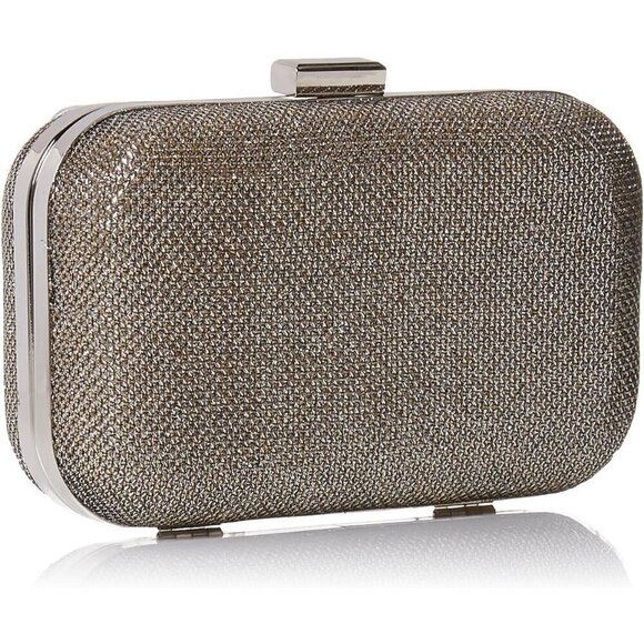 ❤️Sparkle Minaudiere Bag Cream Clutch for Women Shoulder Chain - Picture 2 of 6